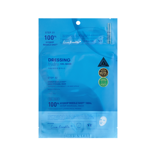 [VT Cosmetics] Hydrop Reedle Shot 100hL 2Step Hydrogel Mask