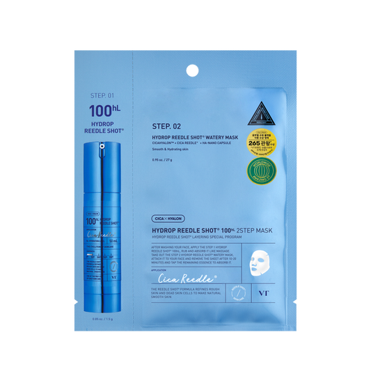 [VT Cosmetics] Hydrop Reedle Shot 100hL 2Step Mask
