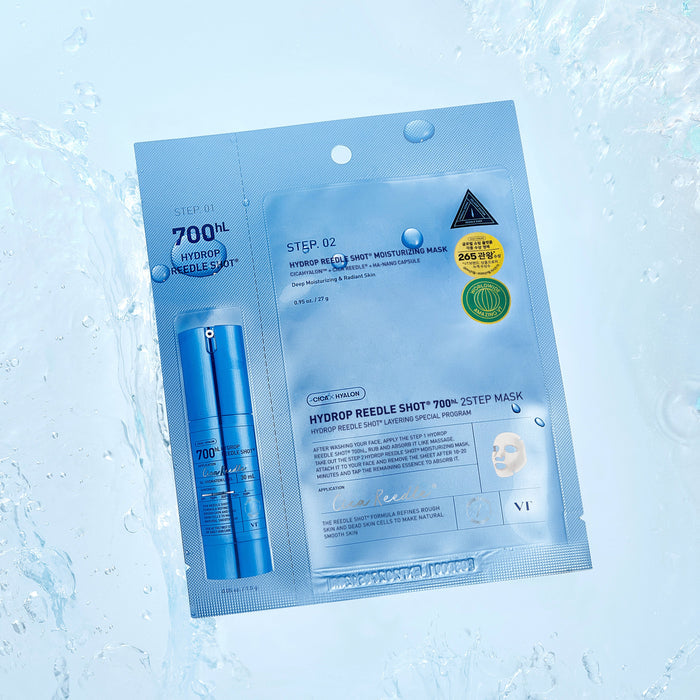 [VT Cosmetics] Hydrop Reedle Shot 700hL 2Step Mask