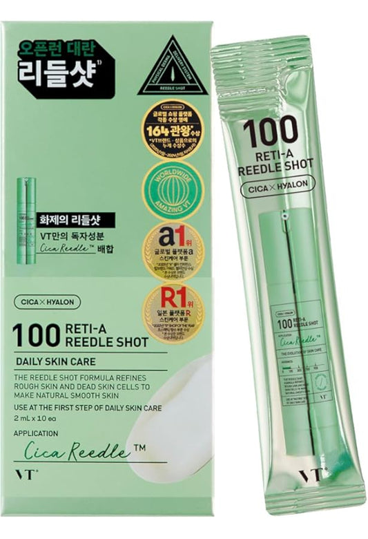 [VT Cosmetics] Reti-A Reedle Shot 100 Stick Pouch (10pcs)