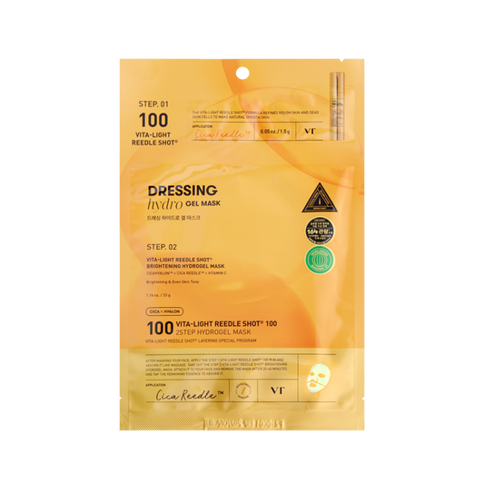 [VT Cosmetics] Vita-Light Reedle Shot 100 2Step Hydrogel Mask