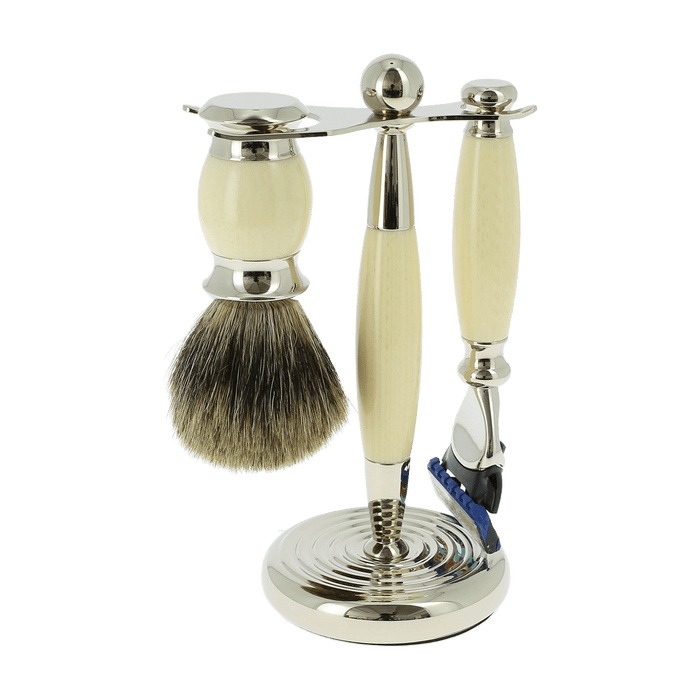 Vulfix Edwardian Fusion Ivory Shaving Set
