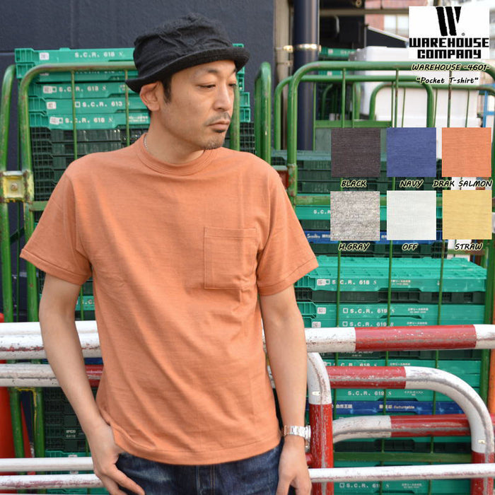 WARE HOUSE "4601" S/S Pocket Tee