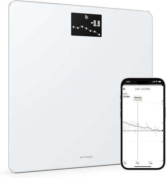 Withings Body Digital Wi-Fi Smart Scale with BMI, White - WBS06-WHITE-ALL-INTER-Single - LL Medico