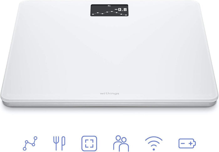 Withings Body Digital Wi-Fi Smart Scale with BMI, White - WBS06-WHITE-ALL-INTER-Single - LL Medico